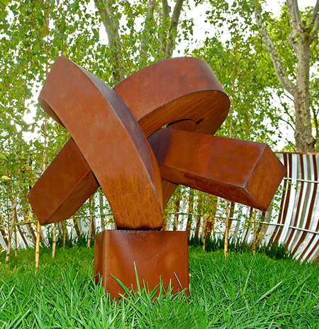 large corten steel outdoor sculpture wholesale at topez