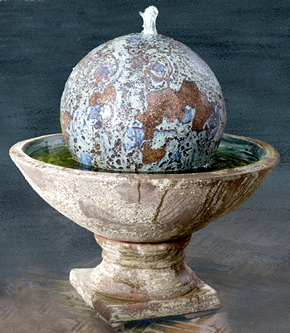 Wholesale ocean rock water feature goblet fountain